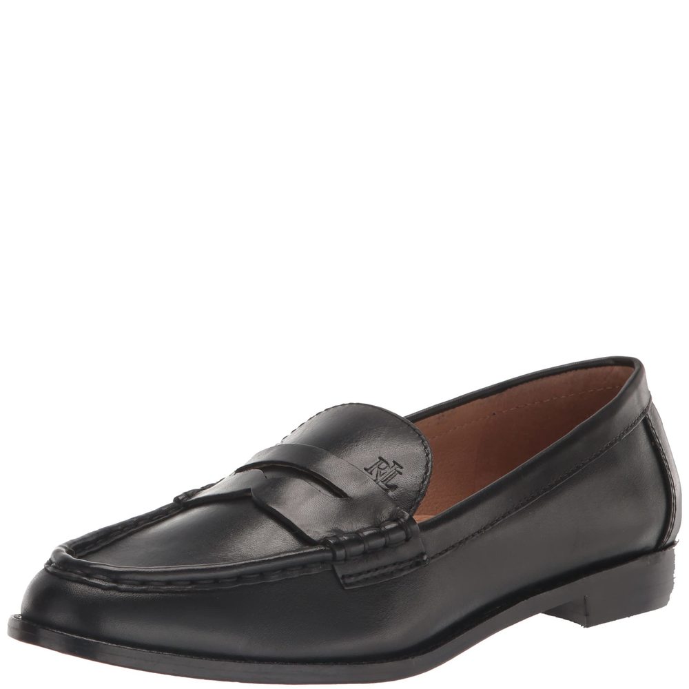 Lauren Ralph Lauren Women's Wynnie Loafers, Black, 8.5